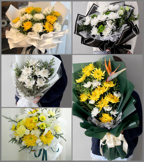辽宁丹东凤城市白事花束代送
